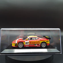 Load image into Gallery viewer, Bburago 2008 Ferrari F430 GTC Red 24h Le Mans 1:43 Die Cast Car
