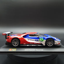 Load image into Gallery viewer, Bburago 2017 Ford GT Race Car #67 Red 1:32 Die Cast Car
