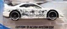 Load image into Gallery viewer, Hot Wheels 2018 Custom &#39;01 Acura Integra GSR White #213 Nightburnerz 6/10 New
