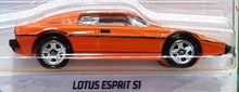 Load image into Gallery viewer, Hot Wheels 2018 Lotus Esprit SI Orange #125 HW Exotics 7/10 New Long Card
