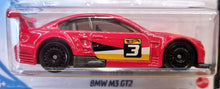 Load image into Gallery viewer, Hot Wheels 2021 BMW M3 GT2 Red #57 HW Race Day 4/10 New Long Card
