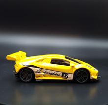 Load image into Gallery viewer, Hot Wheels 2017 Lamborghini Huracan LP 620-2 Super Trofeo Yellow #107 HW Speed Graphics 10/10
