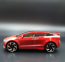 Load image into Gallery viewer, Hot Wheels 2017 Tesla Model X Red #196 Factory Fresh 9/10
