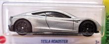 Load image into Gallery viewer, Hot Wheels 2022 Tesla Roadster Silver #162 HW Exotics 1/10 New Long Card
