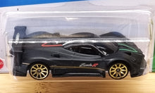 Load image into Gallery viewer, Hot Wheels 2022 Pagani Zonda R Matte Black #215 HW Exotics 7/10 New Long Card
