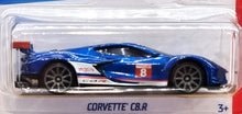 Load image into Gallery viewer, Hot Wheels 2022 Corvette C8.R Blue #190 Then and Now 1/10 New Long Card
