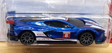 Load image into Gallery viewer, Hot Wheels 2022 Corvette C8.R Blue #190 Then and Now 1/10 New Long Card
