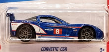 Load image into Gallery viewer, Hot Wheels 2022 Corvette C6R Blue #233 Then and Now 6/10 New Long Card
