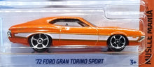 Load image into Gallery viewer, Hot Wheels 2022 &#39;72 Ford Gran Torino Sport Orange #250 Muscle Mania 10/10 New
