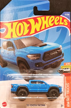 Load image into Gallery viewer, Hot Wheels 2022 &#39;20 Toyota Tacoma Blue #72 HW Hot Trucks 4/10 New Long Card

