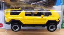 Load image into Gallery viewer, Hot Wheels 2022 GMC Hummer EV Yellow #130 HW Green Speed 3/5 New
