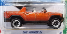 Load image into Gallery viewer, Hot Wheels 2022 GMC Hummer EV Tintcoat #130 HW Green Speed 3/5 New Long Card
