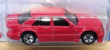 Load image into Gallery viewer, Hot Wheels 2022 Mercedes-Benz 500 E Red #86 Factory Fresh 2/10 New Long Card
