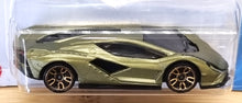 Load image into Gallery viewer, Hot Wheels 2022 Lamborghini Sian FKP37 Olive Green #85 Factory Fresh 1/10 New
