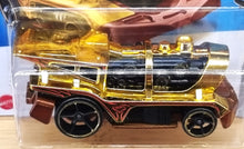 Load image into Gallery viewer, Hot Wheels 2022 Loco Motorin&#39; Gold Chrome #31 HW Metro 5/10 New
