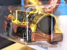 Load image into Gallery viewer, Hot Wheels 2022 Loco Motorin&#39; Gold Chrome #31 HW Metro 5/10 New
