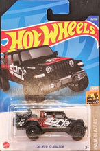 Load image into Gallery viewer, Hot Wheels 2022 &#39;20 Jeep Gladiator Black #26 Baja Blazers 4/10 New Long Card
