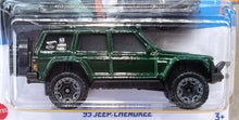 Load image into Gallery viewer, Hot Wheels 2022 &#39;95 Jeep Cherokee Green #150 Baja Blazers 10/10 New
