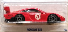 Load image into Gallery viewer, Hot Wheels 2022 Porsche 935 Red #12 HW Turbo 1/10 New Long Card
