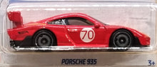 Load image into Gallery viewer, Hot Wheels 2022 Porsche 935 Red #12 HW Turbo 1/10 New Long Card
