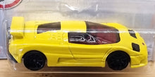 Load image into Gallery viewer, Hot Wheels 2022 &#39;94 Bugatti EB110 SS Yellow #65 HW Turbo 5/10 New Long Card
