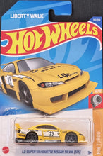 Load image into Gallery viewer, Hot Wheels 2022 LB Super Silhouette Nissan Silvia (S15) Yellow #110 HW Turbo 6/10 New
