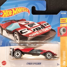 Load image into Gallery viewer, Hot Wheels 2022 Cyber Speeder Red #137 HW Turbo 7/10 New
