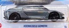 Load image into Gallery viewer, Hot Wheels 2022 Koenigsegg Gemera Grey #138 HW Turbo 8/10 New
