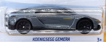 Load image into Gallery viewer, Hot Wheels 2022 Koenigsegg Gemera Grey #138 HW Turbo 8/10 New Long Card
