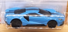 Load image into Gallery viewer, Hot Wheels 2022 &#39;17 Ford GT Light Blue #157 HW Turbo 9/10 New Long Card
