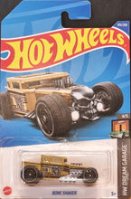 Load image into Gallery viewer, Hot Wheels 2022 Bone Shaker Matte Gold #105 HW Dream Garage 4/5 New Long Card
