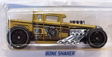 Load image into Gallery viewer, Hot Wheels 2022 Bone Shaker Matte Gold #105 HW Dream Garage 4/5 New Long Card
