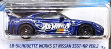 Load image into Gallery viewer, Hot Wheels 2022 LB-Silhouette Works GT Nissan 35GT-RR Ver2 Blue #154 HW Dream Garage 5/5 New
