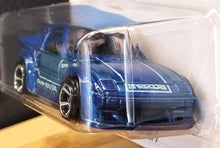 Load image into Gallery viewer, Hot Wheels 2022 Mazda RX-7 Blue #97 HW J-Imports 1/10 New Long Card
