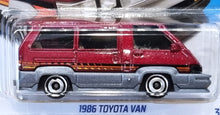 Load image into Gallery viewer, Hot Wheels 2022 1986 Toyota Van Dark Red #173 HW J-Imports 7/10 New
