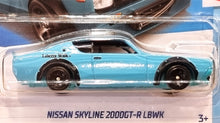 Load image into Gallery viewer, Hot Wheels 2022 Nissan Skyline 2000GT-R LBWK Sky Blue #174 HW J-Imports 8/10 New
