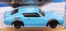 Load image into Gallery viewer, Hot Wheels 2022 Nissan Skyline 2000GT-R LBWK Sky Blue #174 HW J-Imports 8/10 New
