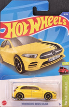 Load image into Gallery viewer, Hot Wheels 2022 &#39;19 Mercedes-Benz A-Class Yellow #18 HW Hatchbacks 2/5 New Long Card
