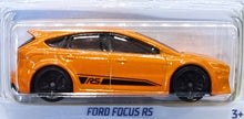 Load image into Gallery viewer, Hot Wheels 2022 Ford Focus RS Orange #41 HW Hatchbacks 3/5 New Long Card
