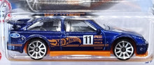 Load image into Gallery viewer, Hot Wheels 2022 &#39;87 Ford Sierra Cosworth Blue #33 Retro Racers 1/10 New
