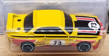 Load image into Gallery viewer, Hot Wheels 2022 &#39;73 BMW 3.0 CSL Race Car Yellow #34 Retro Racers 2/10 New Long Card
