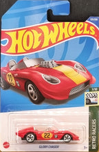 Load image into Gallery viewer, Hot Wheels 2022 Glory Chaser Red #123 Retro Racers 7/10 New Long Card
