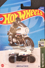 Load image into Gallery viewer, Hot Wheels 2022 BMW R NineT Motorbike White #153 Retro Racers 10/10 New Long Card
