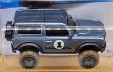 Load image into Gallery viewer, Hot Wheels 2022 &#39;21 Ford Bronco Grey #68 Mud Studs 1/5 New Long Card
