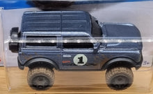 Load image into Gallery viewer, Hot Wheels 2022 &#39;21 Ford Bronco Grey #68 Mud Studs 1/5 New Long Card
