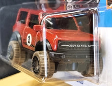 Load image into Gallery viewer, Hot Wheels 2022 &#39;21 Ford Bronco Red #68 Mud Studs 1/5 New
