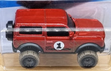 Load image into Gallery viewer, Hot Wheels 2022 &#39;21 Ford Bronco Red #68 Mud Studs 1/5 New Long Card
