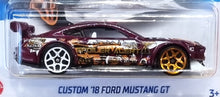 Load image into Gallery viewer, Hot Wheels 2022 Custom &#39;18 Ford Mustang GT Maroon #175 Spoiler Alert 5/5 New
