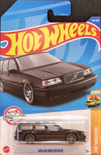 Load image into Gallery viewer, Hot Wheels 2022 Volvo 850 Estate Black #140 HW Wagons 2/5 New Long Card
