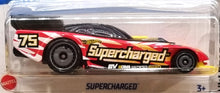 Load image into Gallery viewer, Hot Wheels 2022 Supercharged (Funny Car) Red #221 HW Drag Strip 5/10 New Long Card
